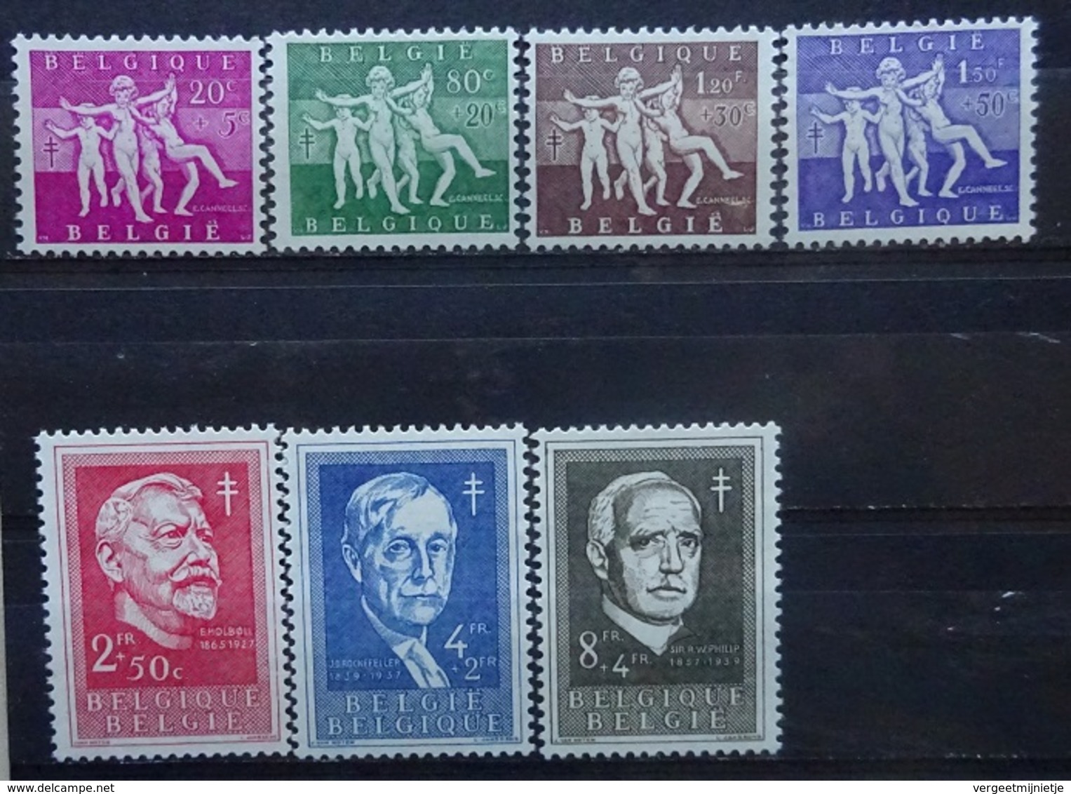 BELGIE 1955   Nr. 979 - 985     Postfris **      CW  70,00 - Nuevos