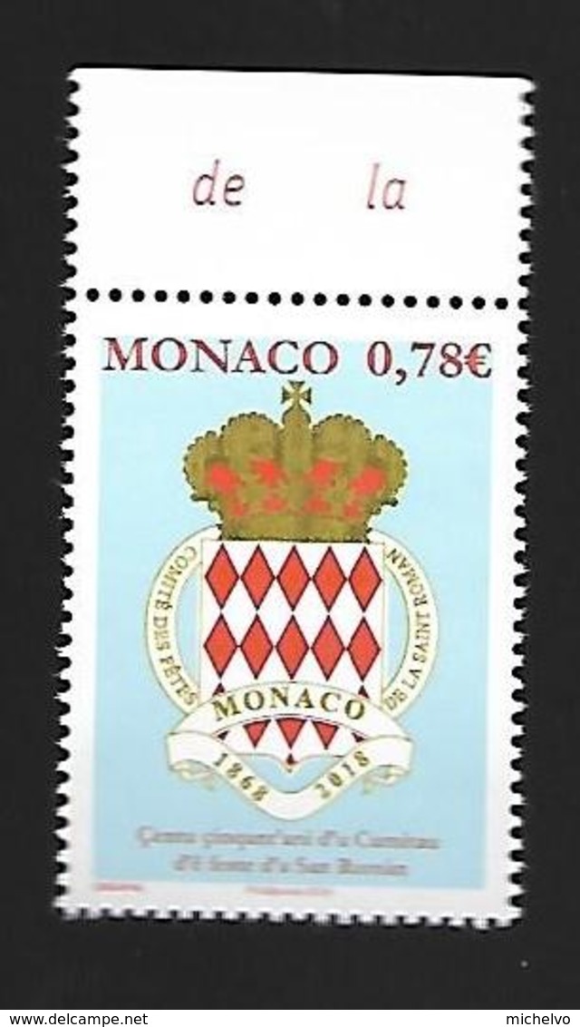 Monaco 2018 - Yv N° 3140 ** - 150 ème Anniversaire Du  Comité Des Fêtes De La Saint-Roman - Unused Stamps