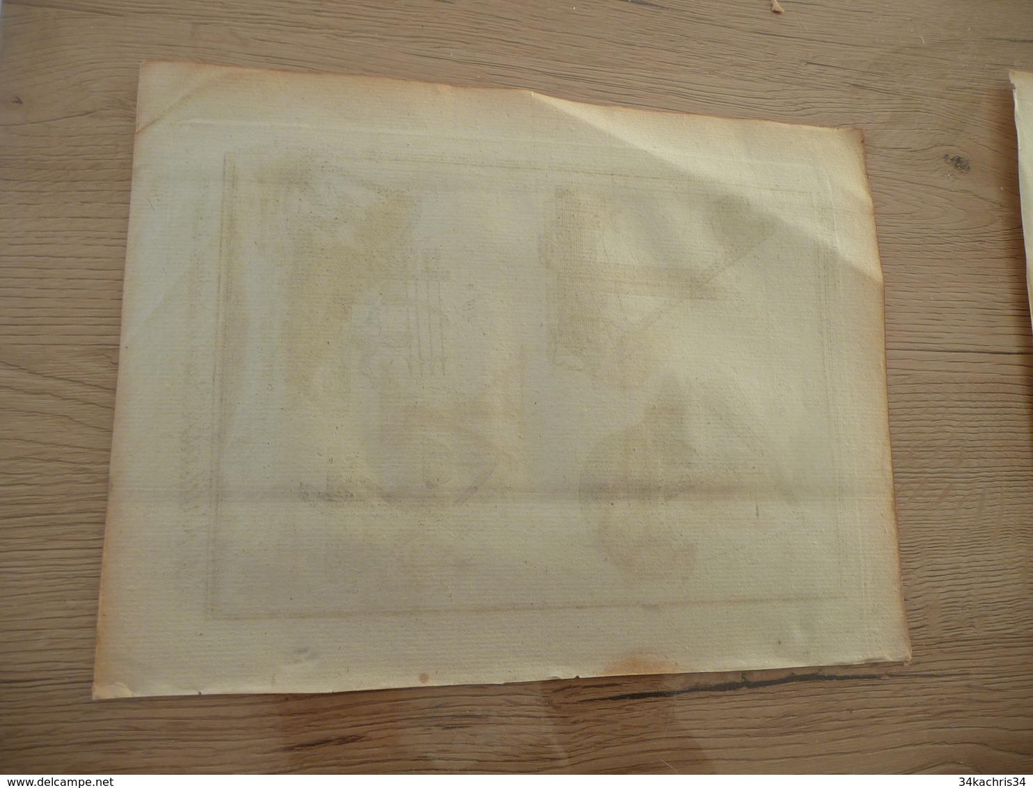 Rare Gravure Estampe Originale Diderot D'Alembert 1778  19.5 X 25.7 Arts Militaire Catapultes Armes Machines - Documentos
