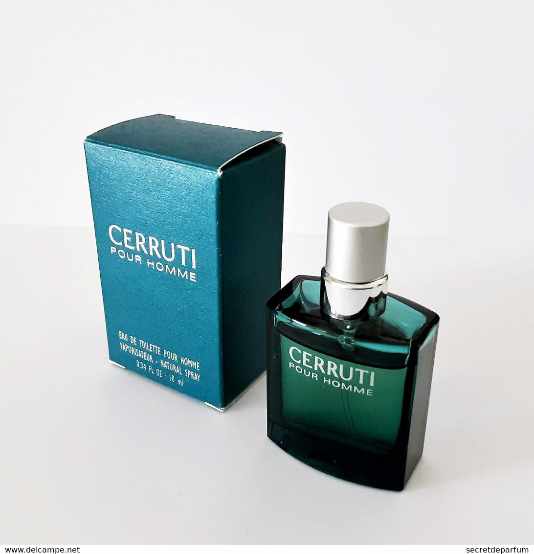Miniatures De Parfum  CERRUTI POUR HOMME De NINO CERRUTI EDT   10 Ml + Boite - Miniatures Hommes (avec Boite)
