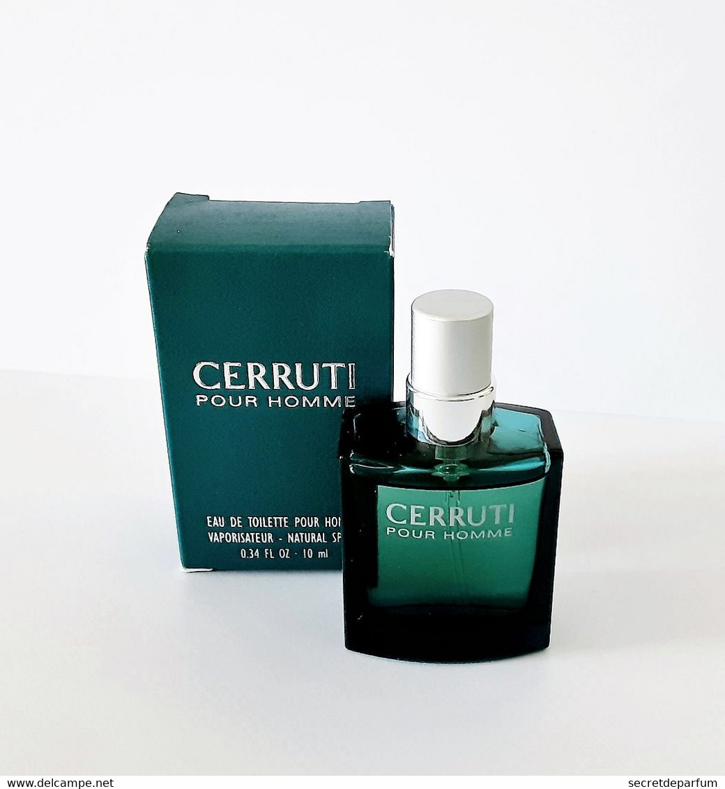 Miniatures De Parfum  CERRUTI POUR HOMME De NINO CERRUTI EDT   10 Ml + Boite - Miniatures Hommes (avec Boite)