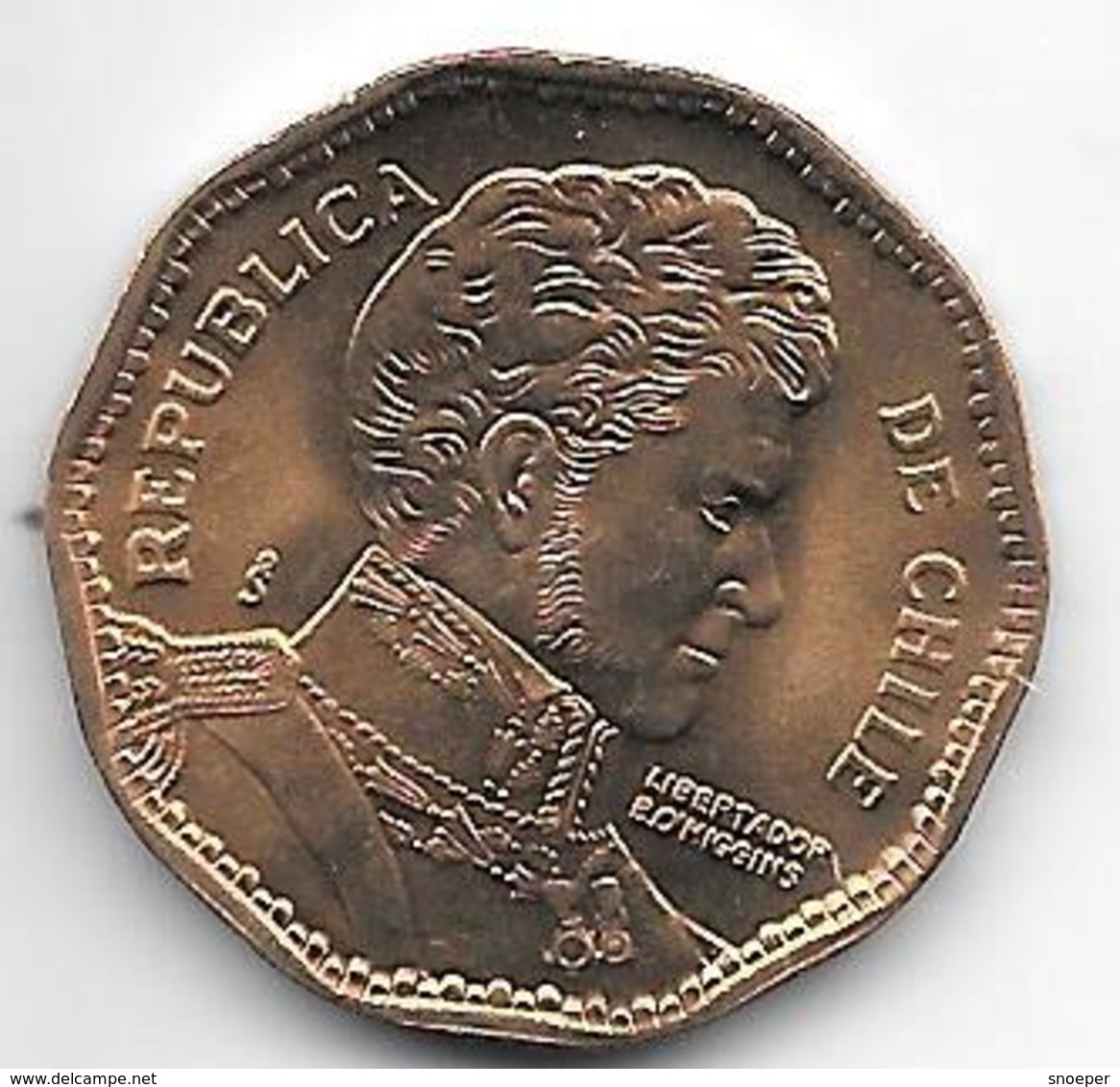 *chile  50 Pesos   1982  Km 219.1 Bu - Chile