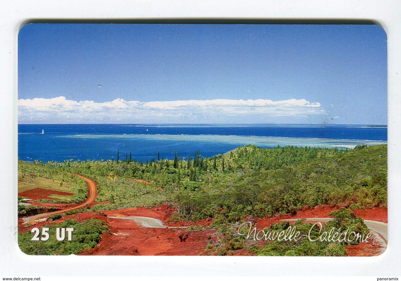 Telecarte °_ N-Calédonie-97-Route De Port.Boisé-25 U-gem-01.02- R/V 6261 ° LUXE - Neukaledonien