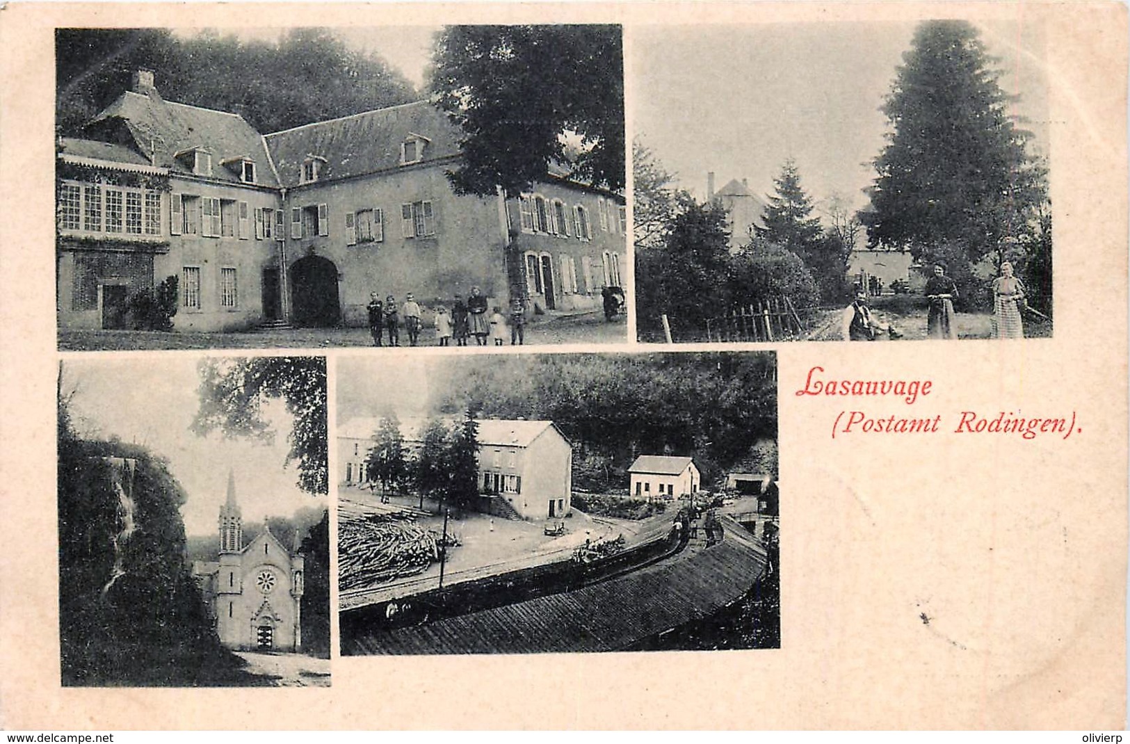 Luxembourg - Lasauvage ( Postamt Rodingen ) - 1899 - Autres & Non Classés