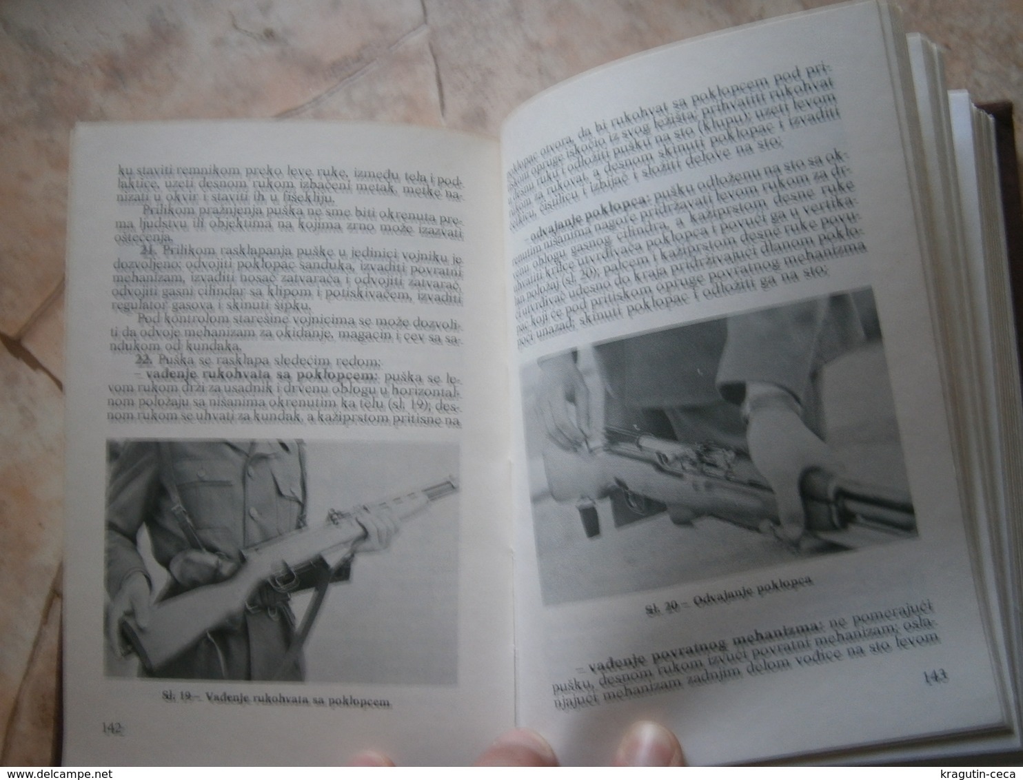 1983 RIFLE 7,62 Mm M70 M70A M72 SUB-MACHINE GUN Yugoslavia Army Manual Book Maschinengewehr Jugoslawische Armee Handbuch - Altri & Non Classificati