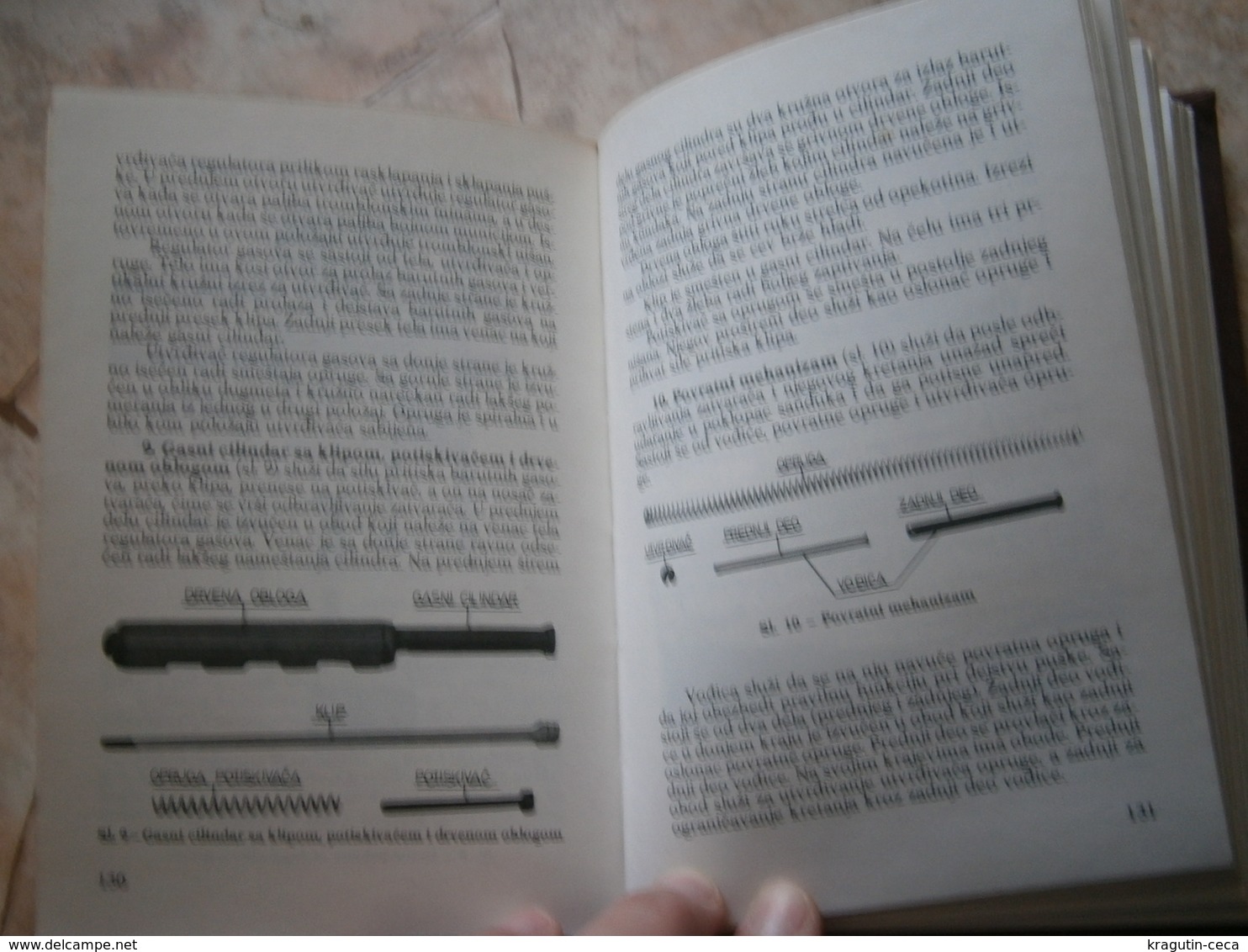 1983 RIFLE 7,62 Mm M70 M70A M72 SUB-MACHINE GUN Yugoslavia Army Manual Book Maschinengewehr Jugoslawische Armee Handbuch - Otros & Sin Clasificación