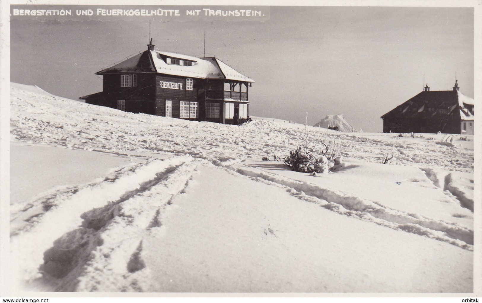 Feuerkogelhütte * Berghütte, Bergstation, Traunstein, Winter, Gebirge, Alpen * Österreich * AK2158 - Ebensee
