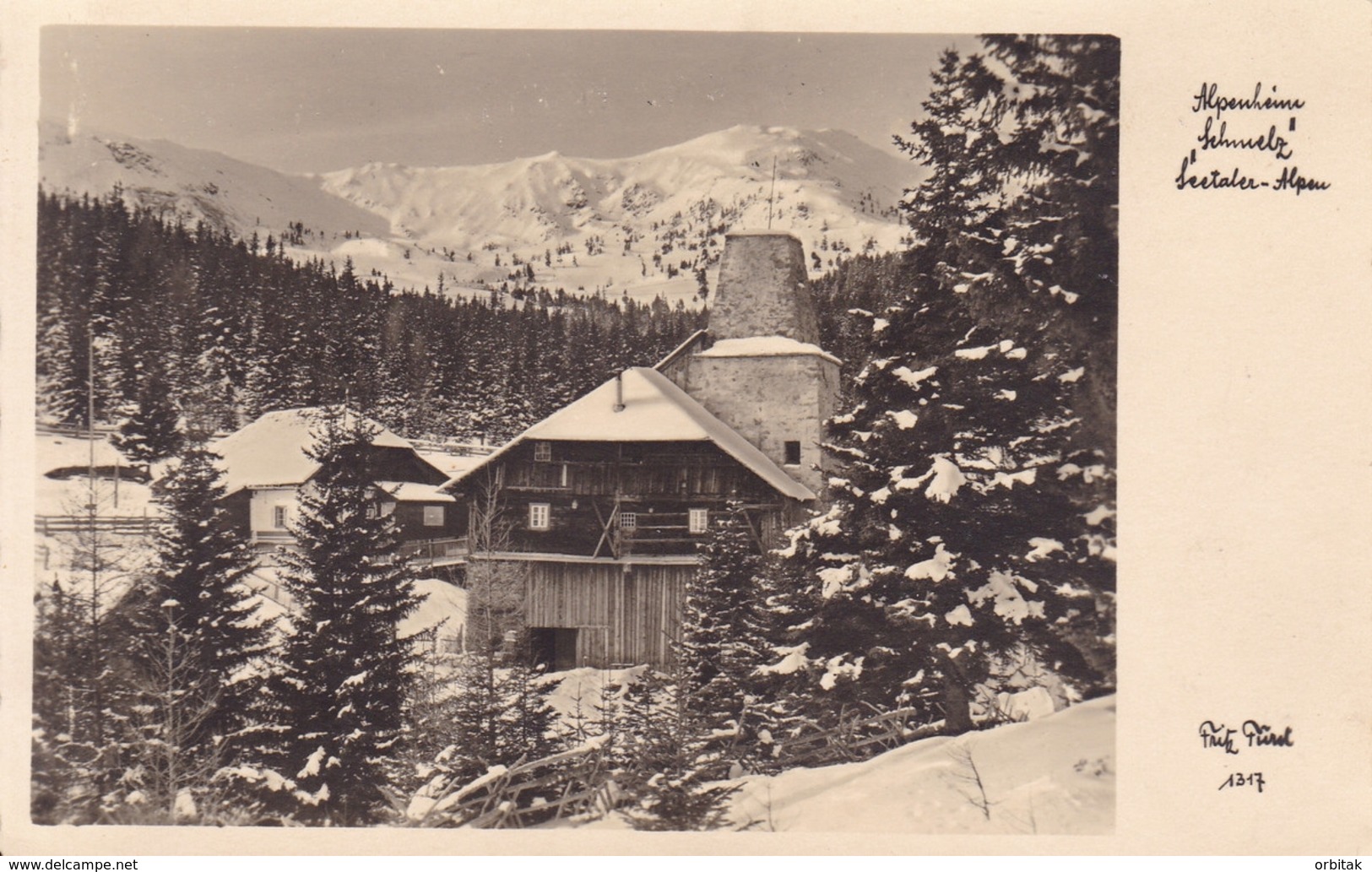 Alpenheim Schmelz * Berghütte, Winter, Gebirge, Tirol, Seetaler Alpen * Österreich * AK2162 - Judenburg