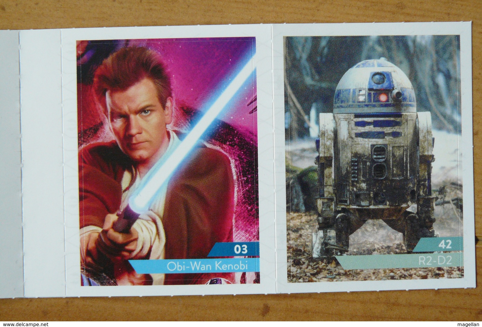 Star Wars 2019 - 4 Cartes Différentes - Stickers Leclerc N° 03 - 42 - 56 - H  Voir Scan - Star Wars