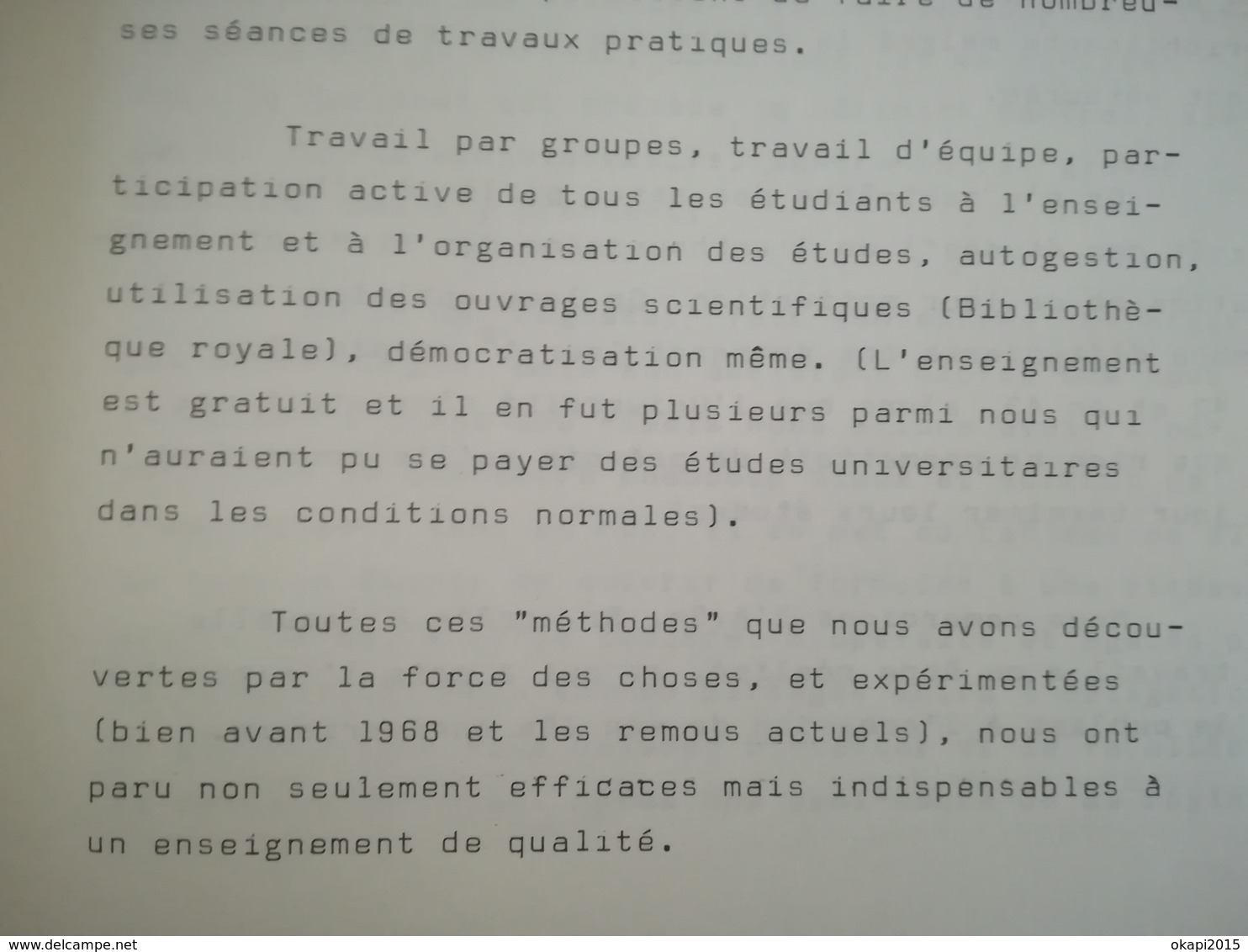 COURS CLANDESTINS UNIVERSITÉ LIBRE DE BRUXELLES U.L.B. GUERRE 1939 - 1945  RÉSISTANCE ÉTUDIANTS PROFESSEURS LIVRE