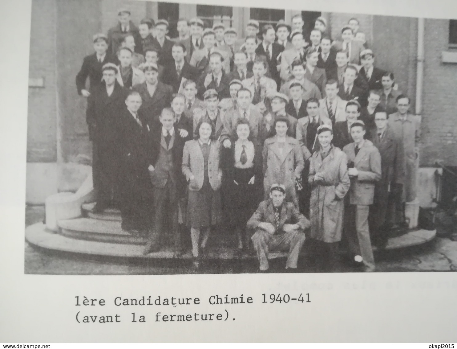 COURS CLANDESTINS UNIVERSITÉ LIBRE DE BRUXELLES U.L.B. GUERRE 1939 - 1945  RÉSISTANCE ÉTUDIANTS PROFESSEURS LIVRE