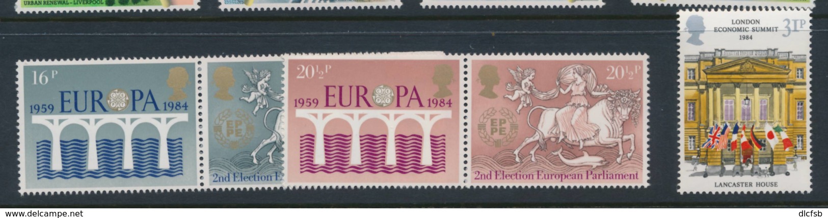 GB, 1984 Europe Set, SG 1249 - 1253, Unmounted Mint - Ongebruikt