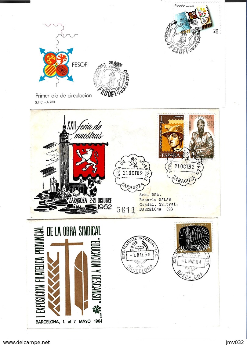 ESPAÑA MATASELLOS CONMEMORATIVOS - FDC