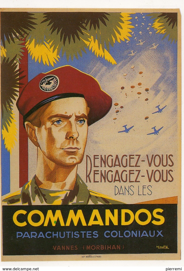 Rengagez Vous Dans Les Commandos Parachutistes Coloniaux    Vannes  56 - Other & Unclassified