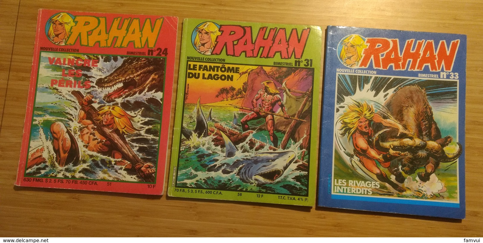 Rahan Lot De 11 Magazines :bimestriel N°6, 8, 10, 11, 12, 19, 20, 23, 24, 31, 33 - Pif - Autres