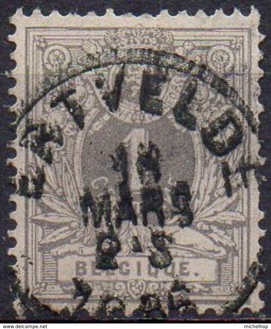 N° 43 Oblitération ERTVELDE (tanding Defekt - Dentelure Défect.) - 1869-1888 Leone Coricato