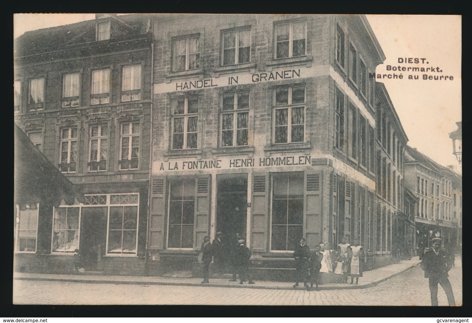 DIEST  BOTERMARKT  MARCHE AU BEURRE ( HANDEL IN GRANEN ) - Diest