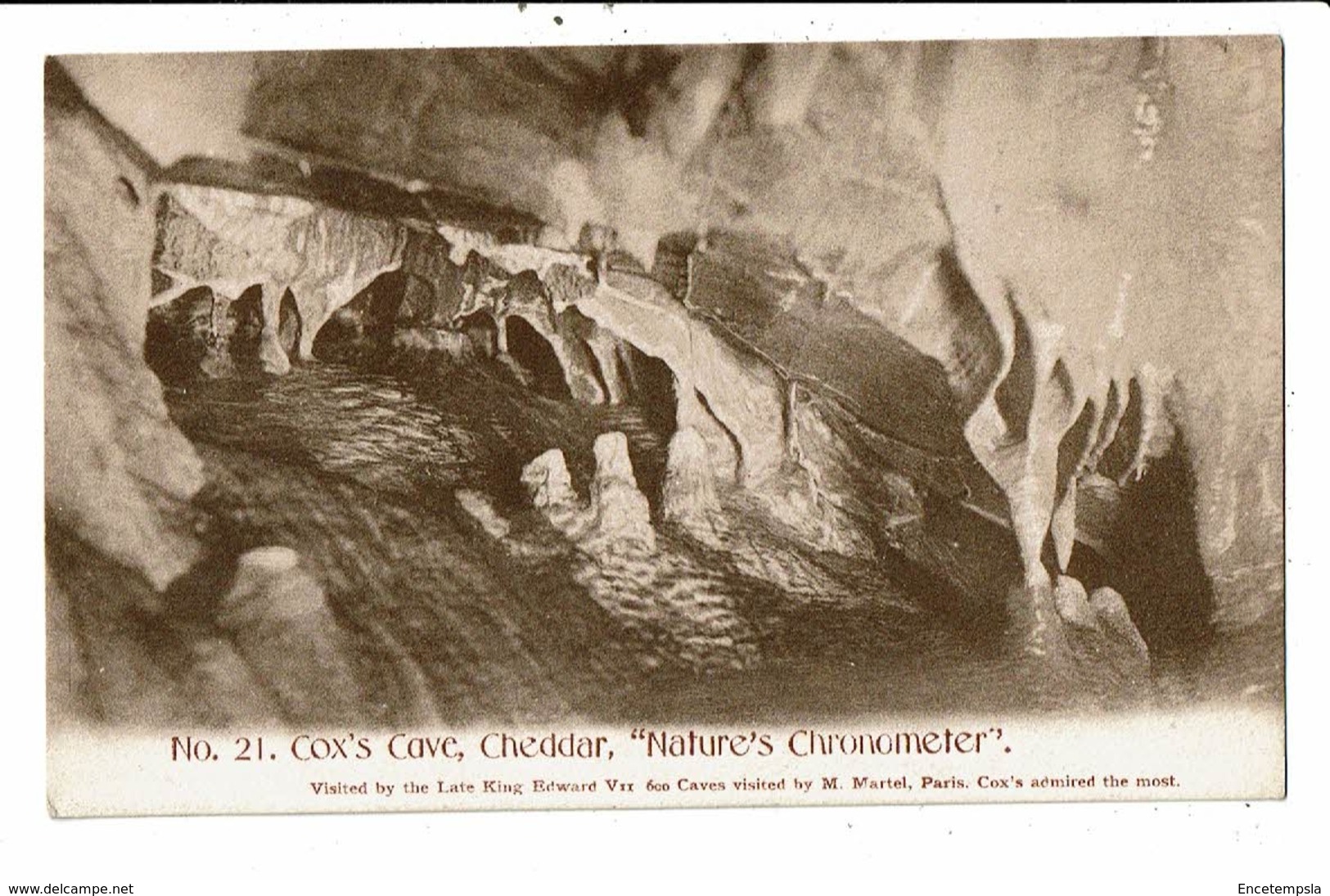 CPA-Carte Postale-Royaume Uni-Cheddar- Cox's Caves -Nature's Chronometer VM10285 - Cheddar
