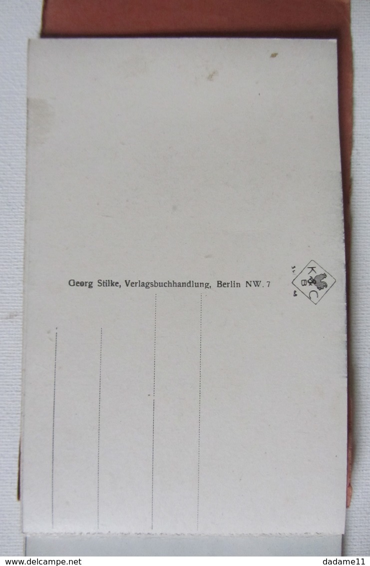 Rare Carnet De 11 Cartes Des Territoires à L'Est Sous Occupation Allemande 1914 1918 - Zonder Classificatie