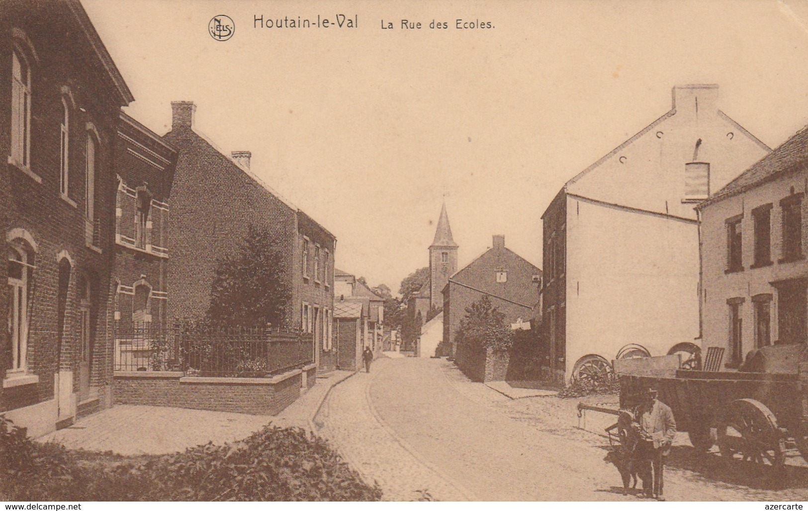 Houtain-le-Val , La Rue Des écoles - Genappe