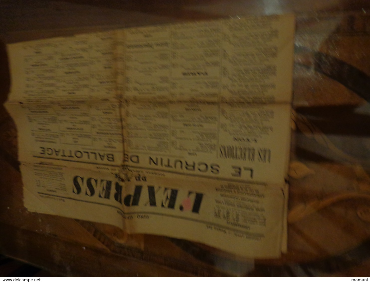 L'express De Lyon -le Srutin De Ballaotage 8 Pages  Mardi 5 Septembre 1895 ?? Sous Reserve Pub Vermorel Etc - 1850 - 1899