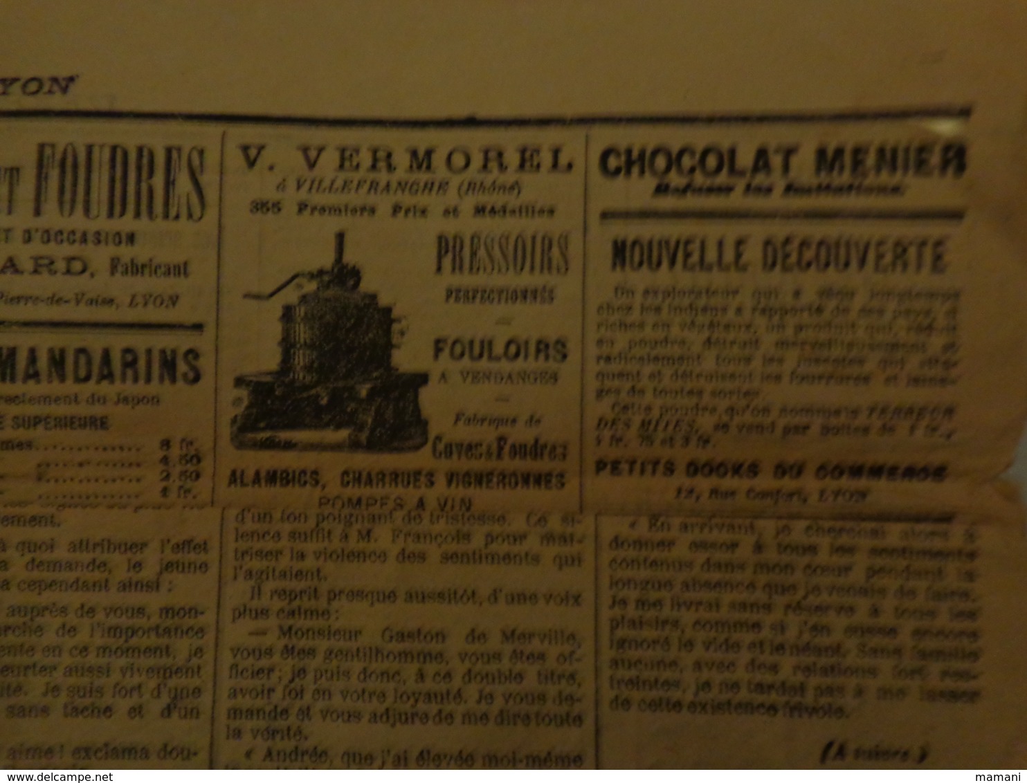 L'express De Lyon -le Srutin De Ballaotage 8 Pages  Mardi 5 Septembre 1895 ?? Sous Reserve Pub Vermorel Etc - 1850 - 1899