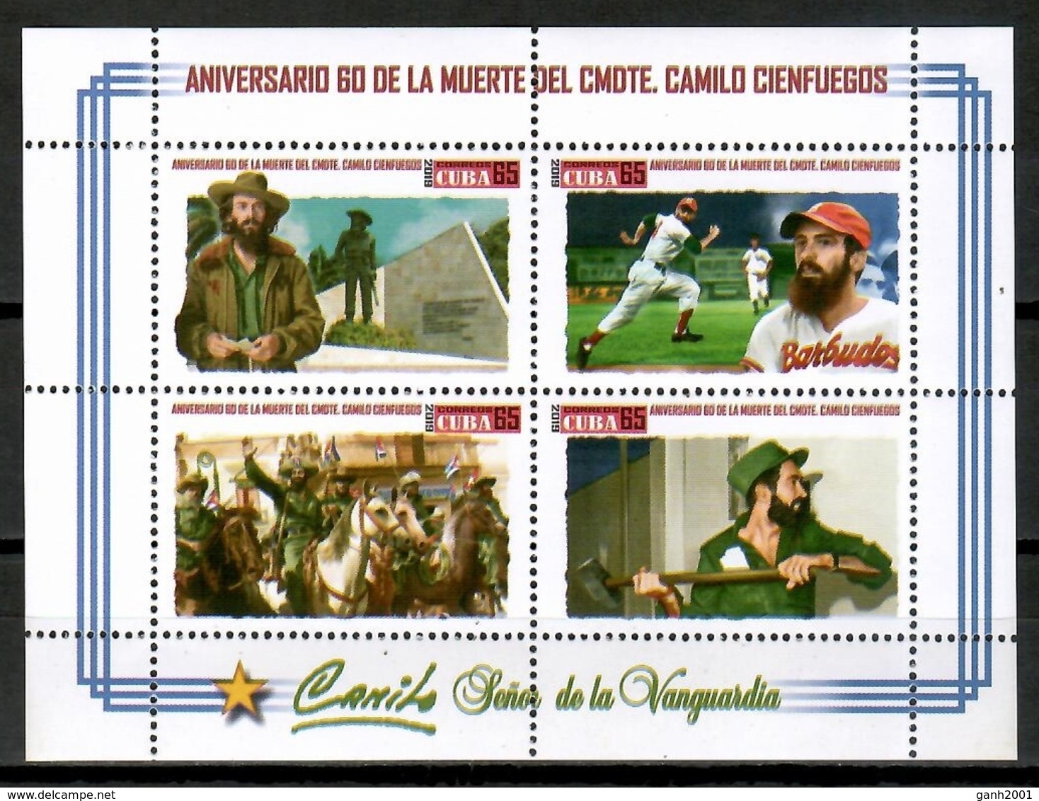 Cuba 2019 / Cuban Revolution Camilo Cienfuegos MNH Revolucionario / Cu15402  C4-11 - Nuevos