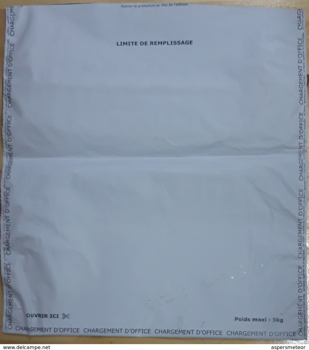 SOBRE PLASTICO CIRCULADO DE VENCE, FRANCIA A BUENOS AIRES, ARGENTINA. CERTIFICADO. ENVELOPPE CIRCULEE RECOMMANDE  -LILHU - Sin Clasificación