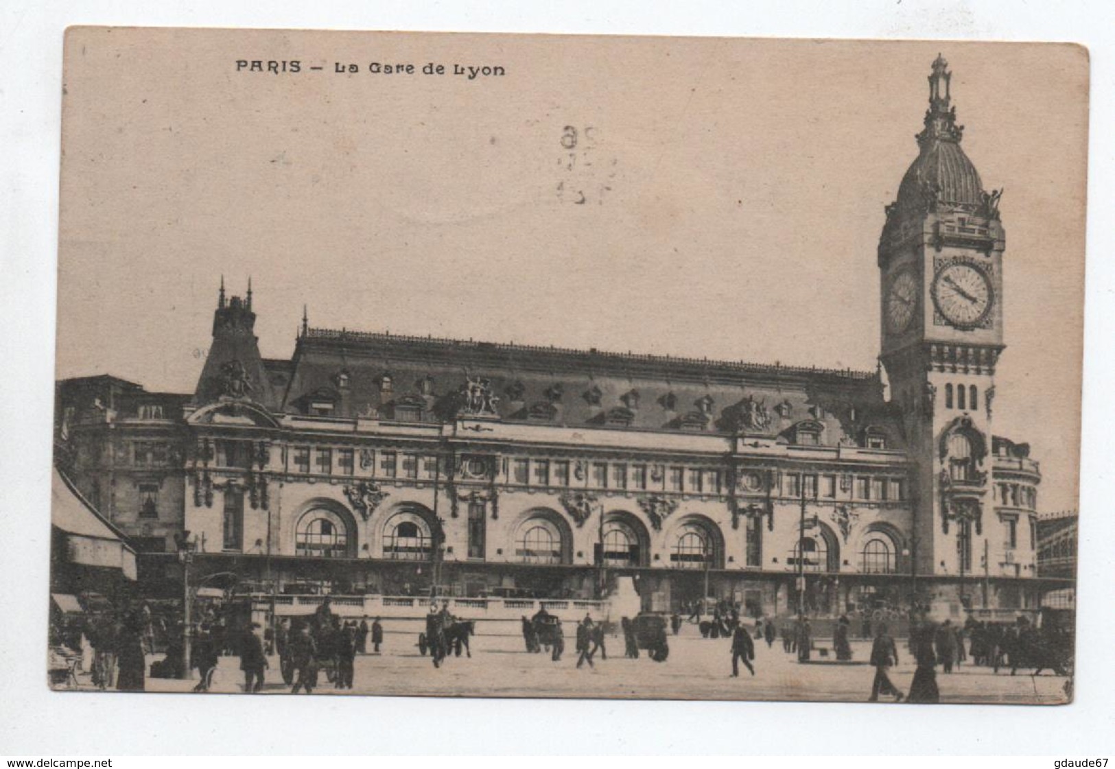 1917 - CP FM De PARIS Avec CACHET MILITAIRE - WW I