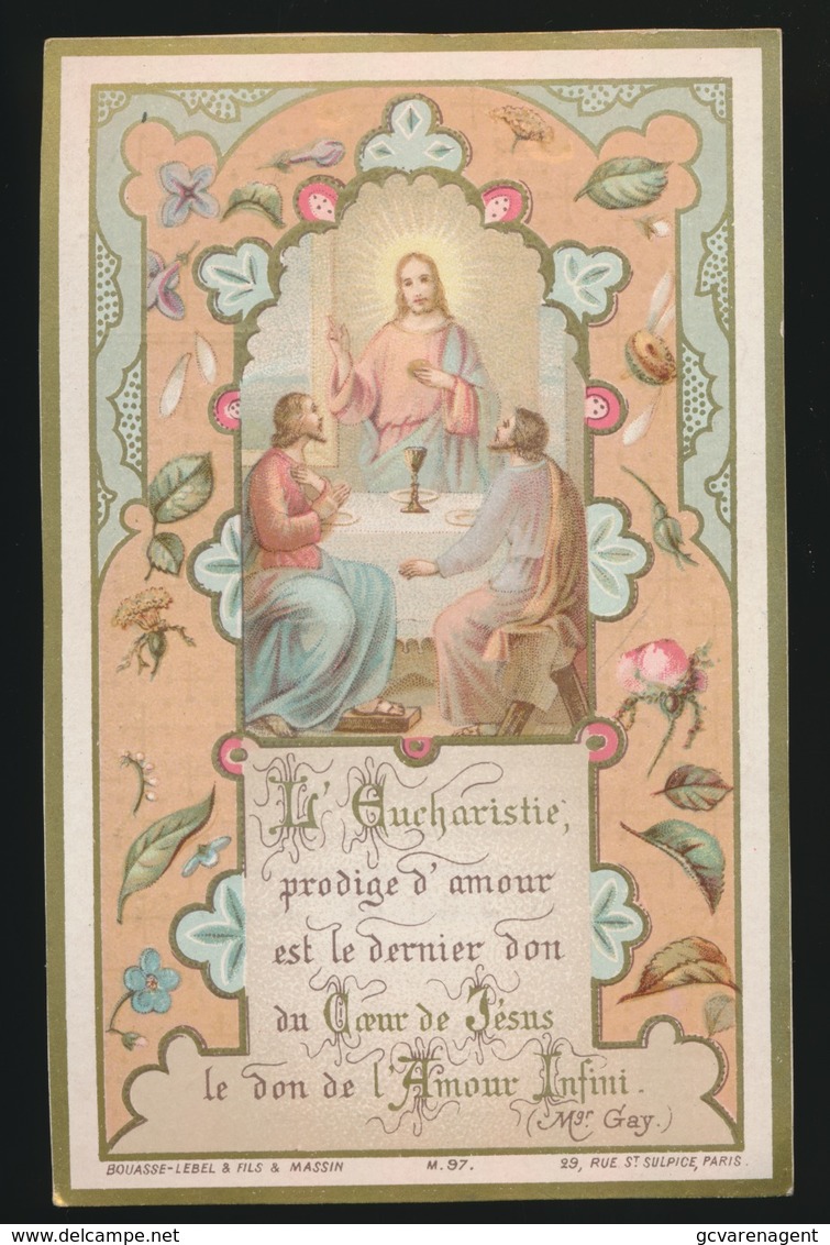 SOUVENIR D/M PREMIERE COMMUNION ET DE MA CONFIRMATION TOURNAI 1894  - H.DESMET - Images Religieuses