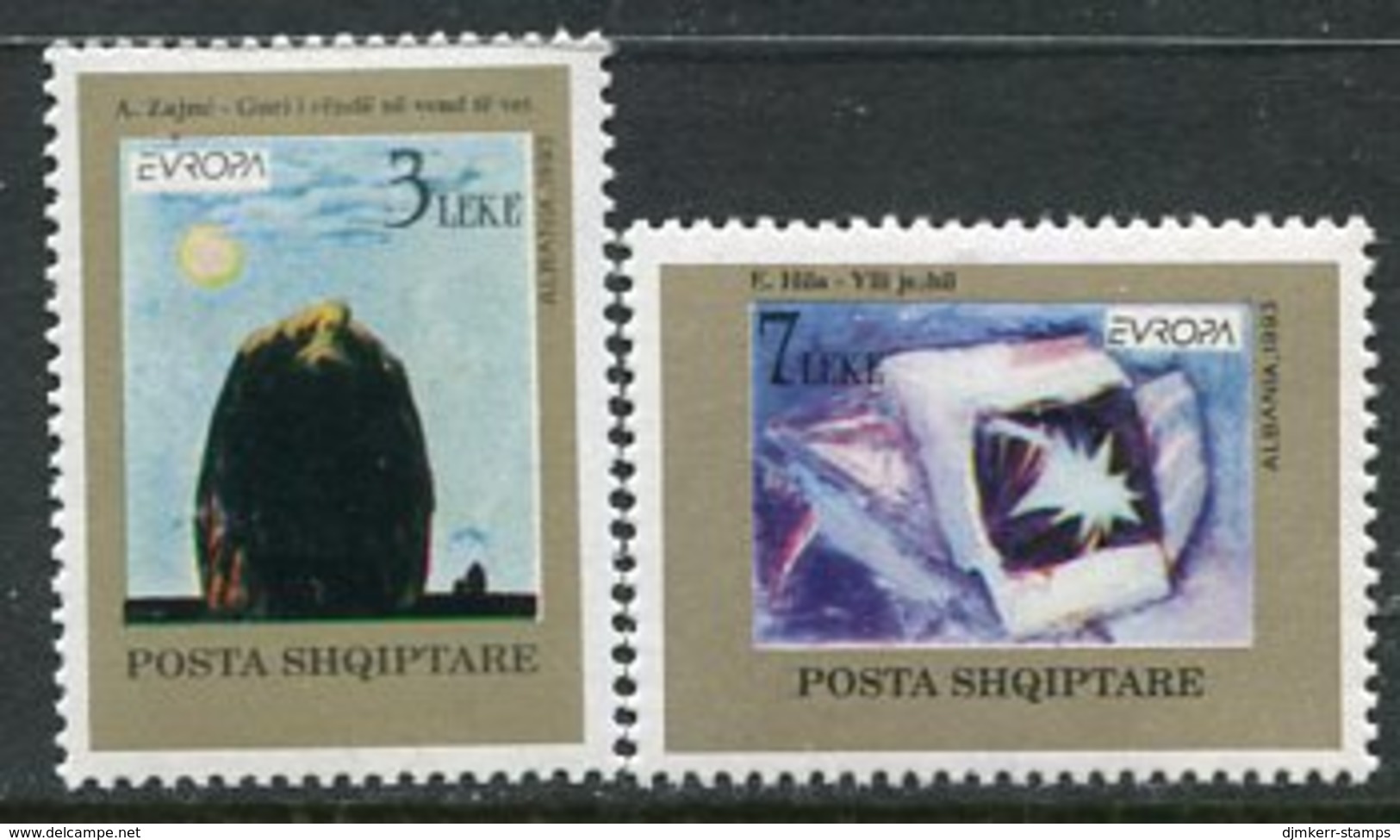 ALBANIA 1993 Europa: Contemporary Art  MNH / **.   Michel 2529-30 - Albania