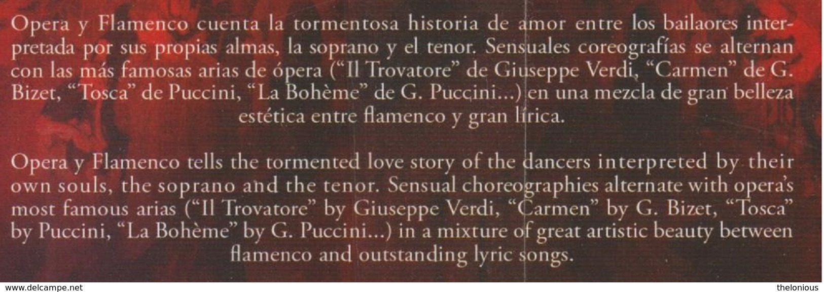 # CD - BARCELONA Y FLAMENCO - OPERA Y FLAMENCO - HISTORIA DE UN AMOR - Sonstige - Spanische Musik