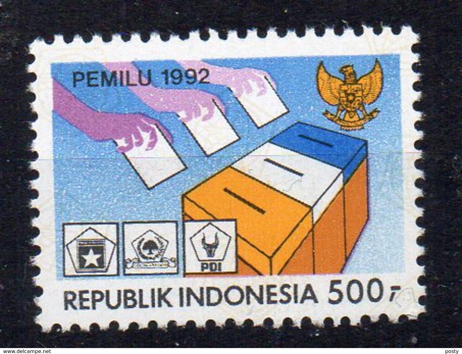 INDONESIE - INDONESIA - 1992 - ELECTIONS GENERALES - GENERAL ELECTIONS - - Indonesia