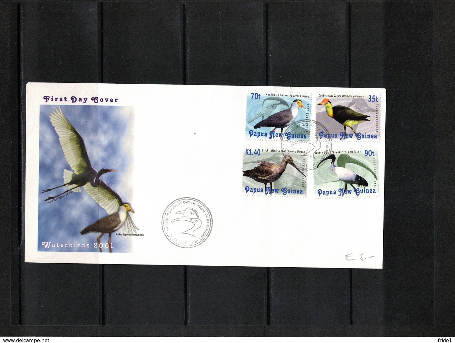 Papua New Guinea 2001 Birds FDC - Albatros & Stormvogels