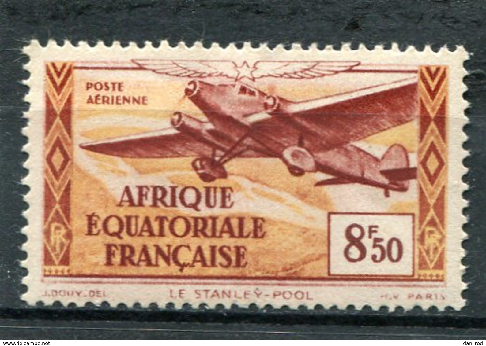 AFRIQUE  EQUATORIALE  FRANCAISE  N°  7 *  PA  (Y&T)  (Charnière) - Ungebraucht