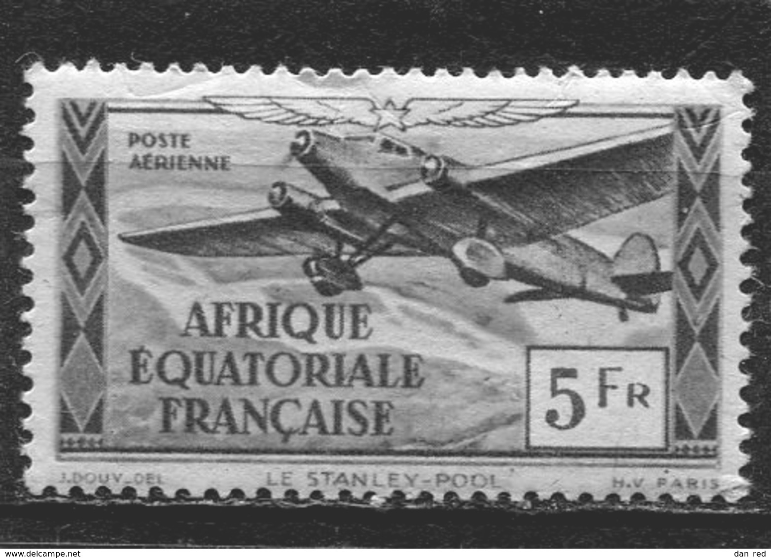 AFRIQUE  EQUATORIALE  FRANCAISE  N°  35 *  PA  (Y&T)  (Charnière) - Neufs