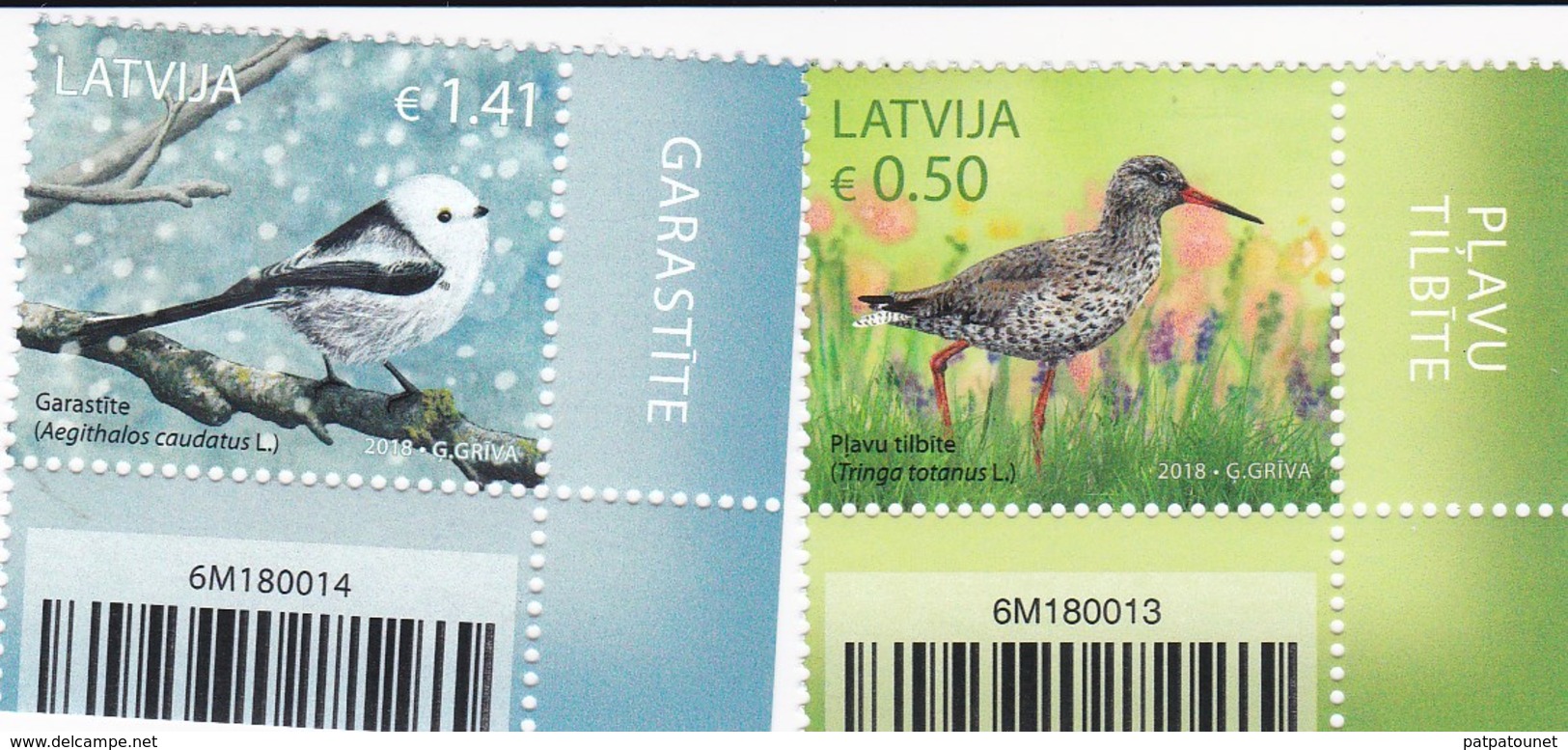 Lituanie Mi 1046/7 MNH 2018 Mésange Tringla - Sonstige & Ohne Zuordnung