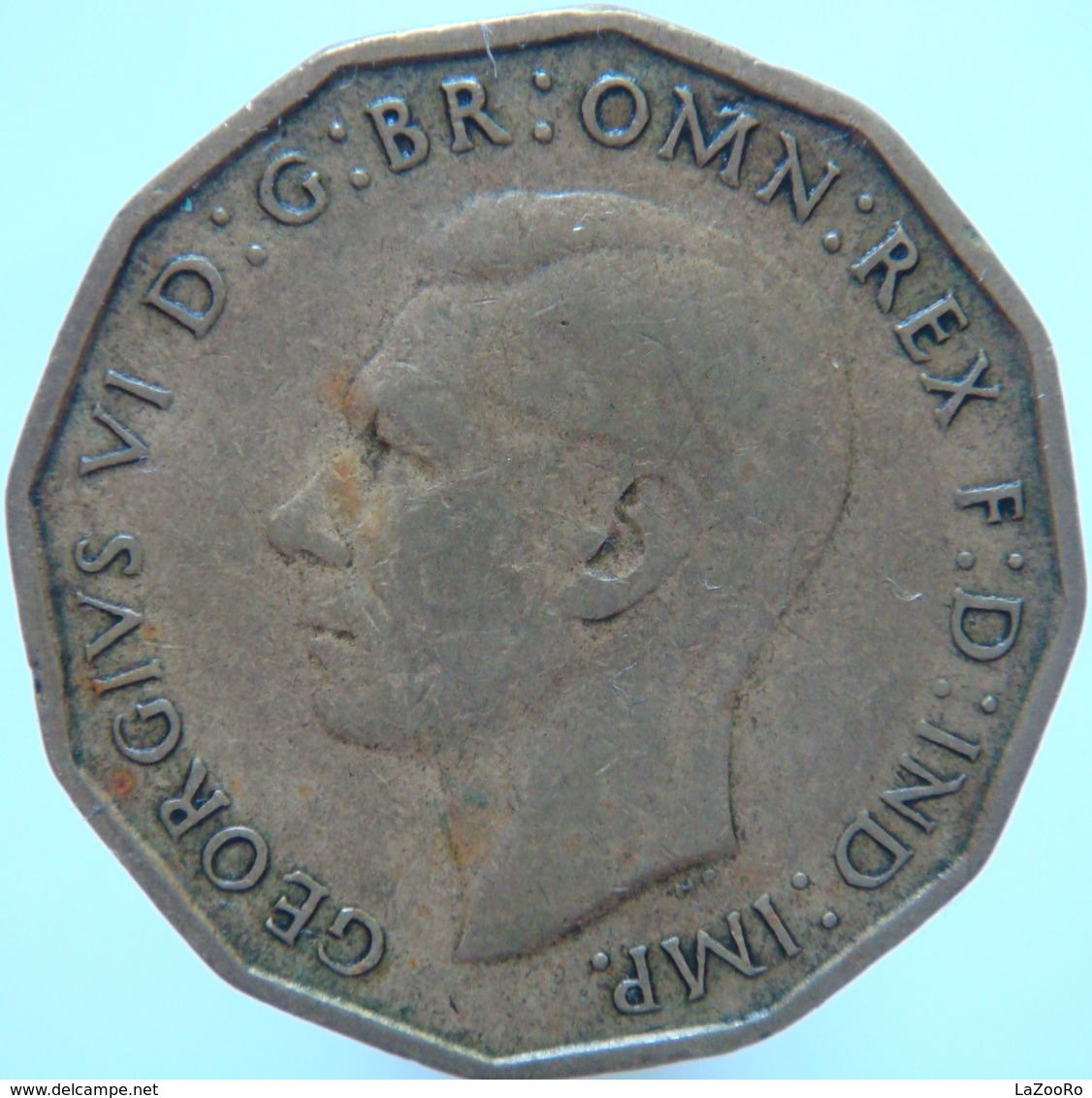 LaZooRo: Great Britain 3 Pence 1938 XF - F. 3 Pence