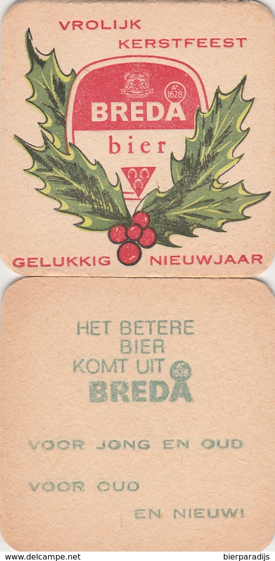 Breda  Bier  -  Gelukkig Nieuwjaar - Sous-bocks