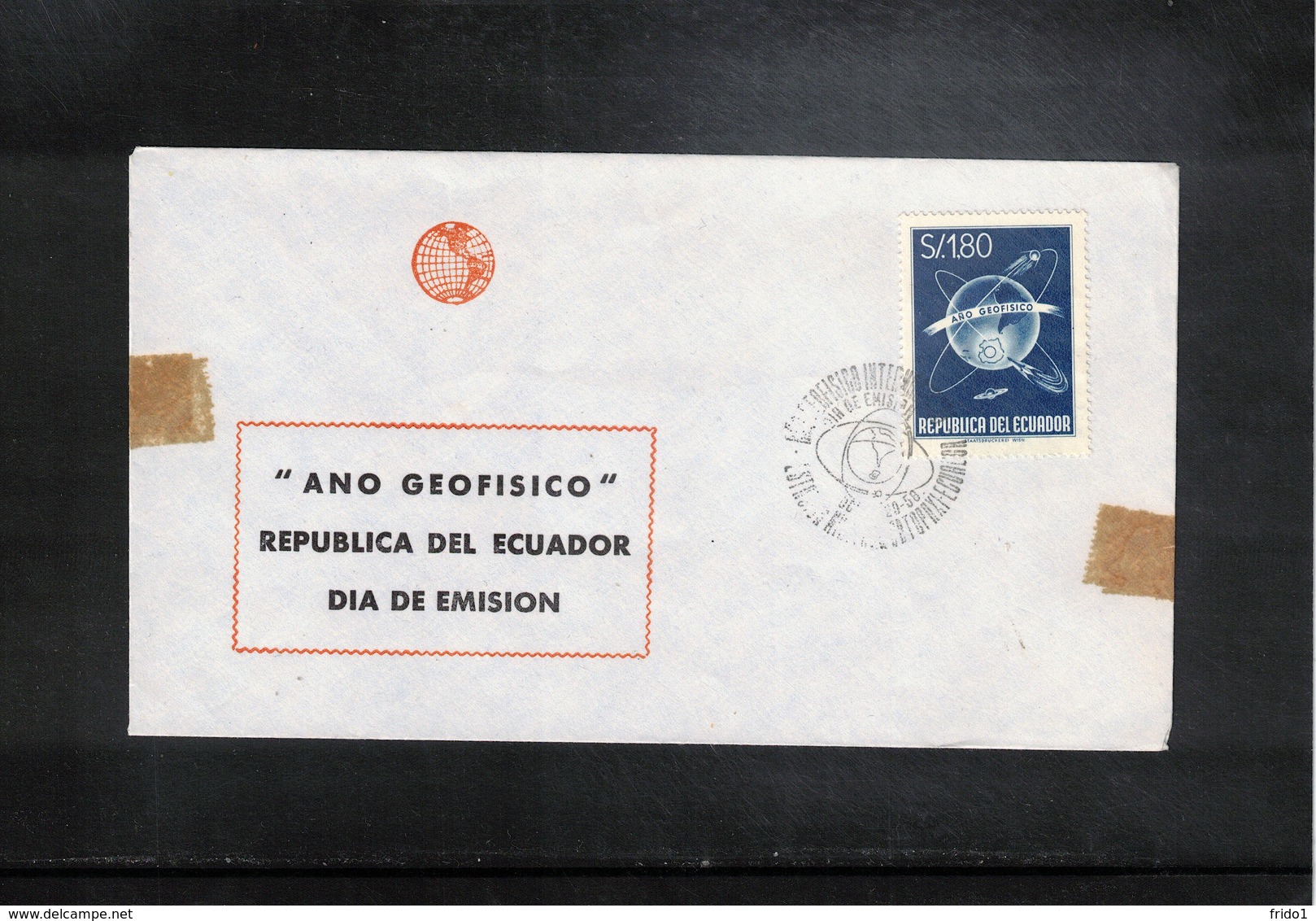 Ecuador 1958 International Geophysical Year FDC - Année Géophysique Internationale