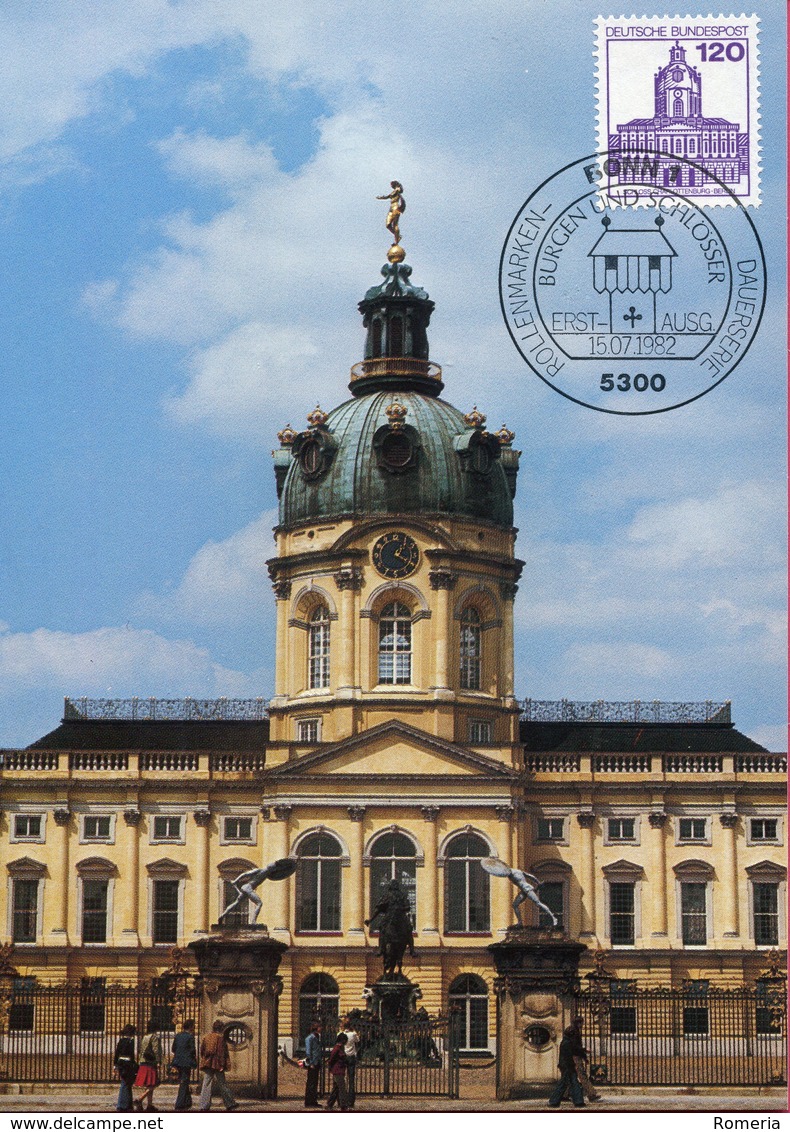 Allemagne - Berlin - Schloss Charlottenburg - Sur Carte Maximum - 6630 - Charlottenburg