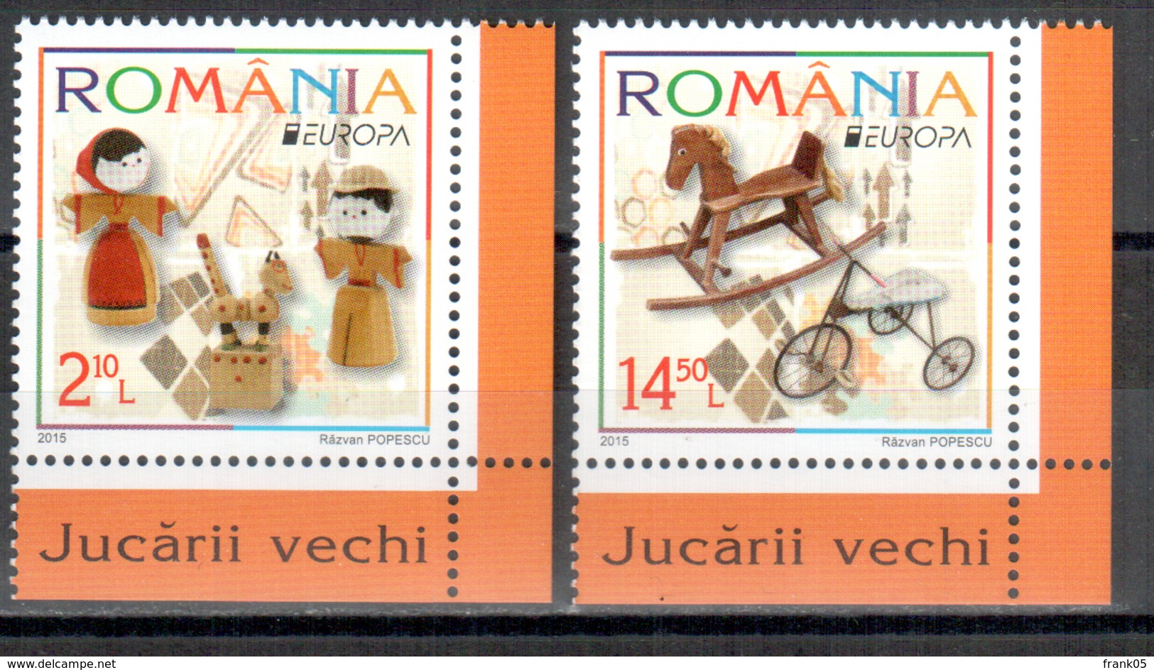 Rumänien / Romania / Roumanie 2015 Satz/set EUROPA ** - 2015