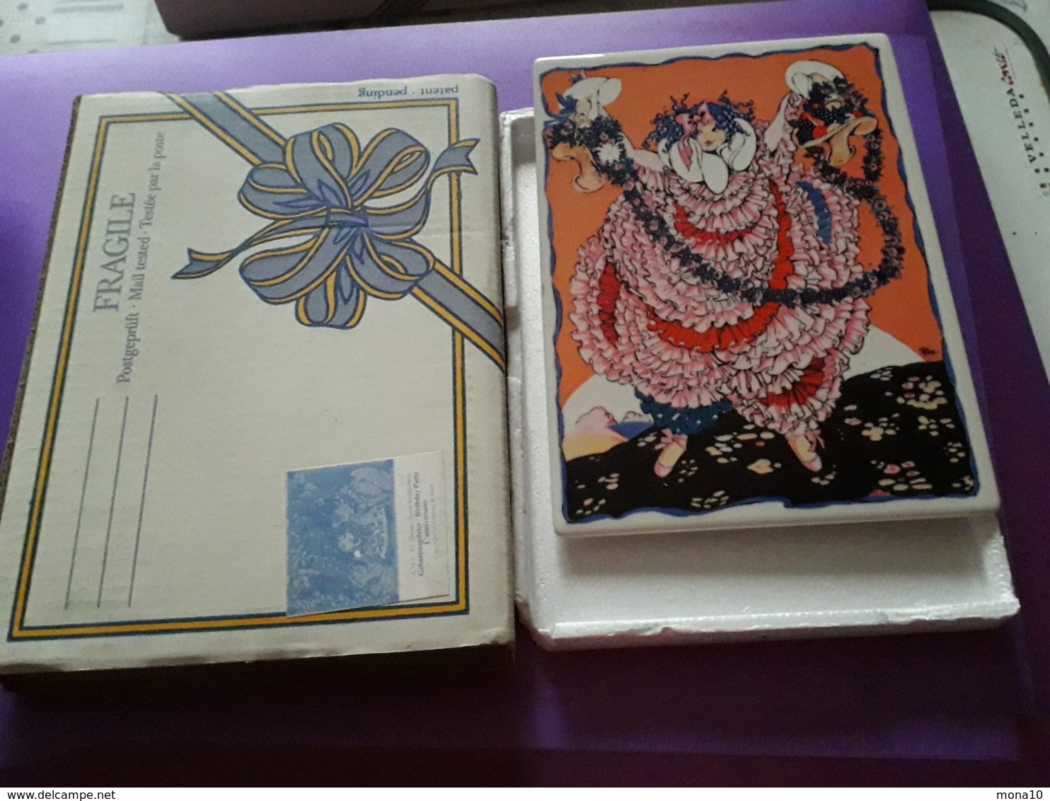 Carte Porcelaine Avec Sa Boîte Et Livret - Femme - Villeroy / Boch - Porcelana