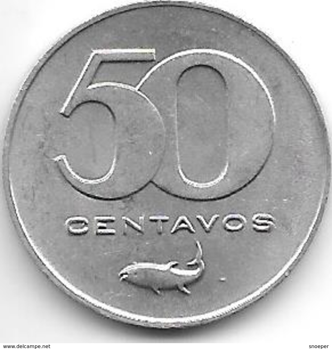 *Cape Verde 50 Centavos 1977  Km 16  Bu - Cape Verde