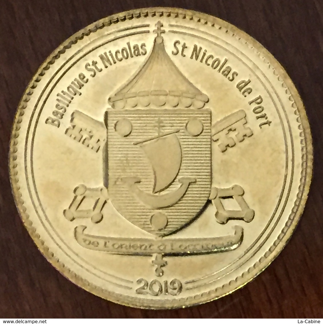 54 BASILIQUE DE SAINT NICOLAS DU PORT MÉDAILLE ARTHUS BERTRAND 2019 JETON TOURISTIQUE MEDALS TOKENS COINS - 2019