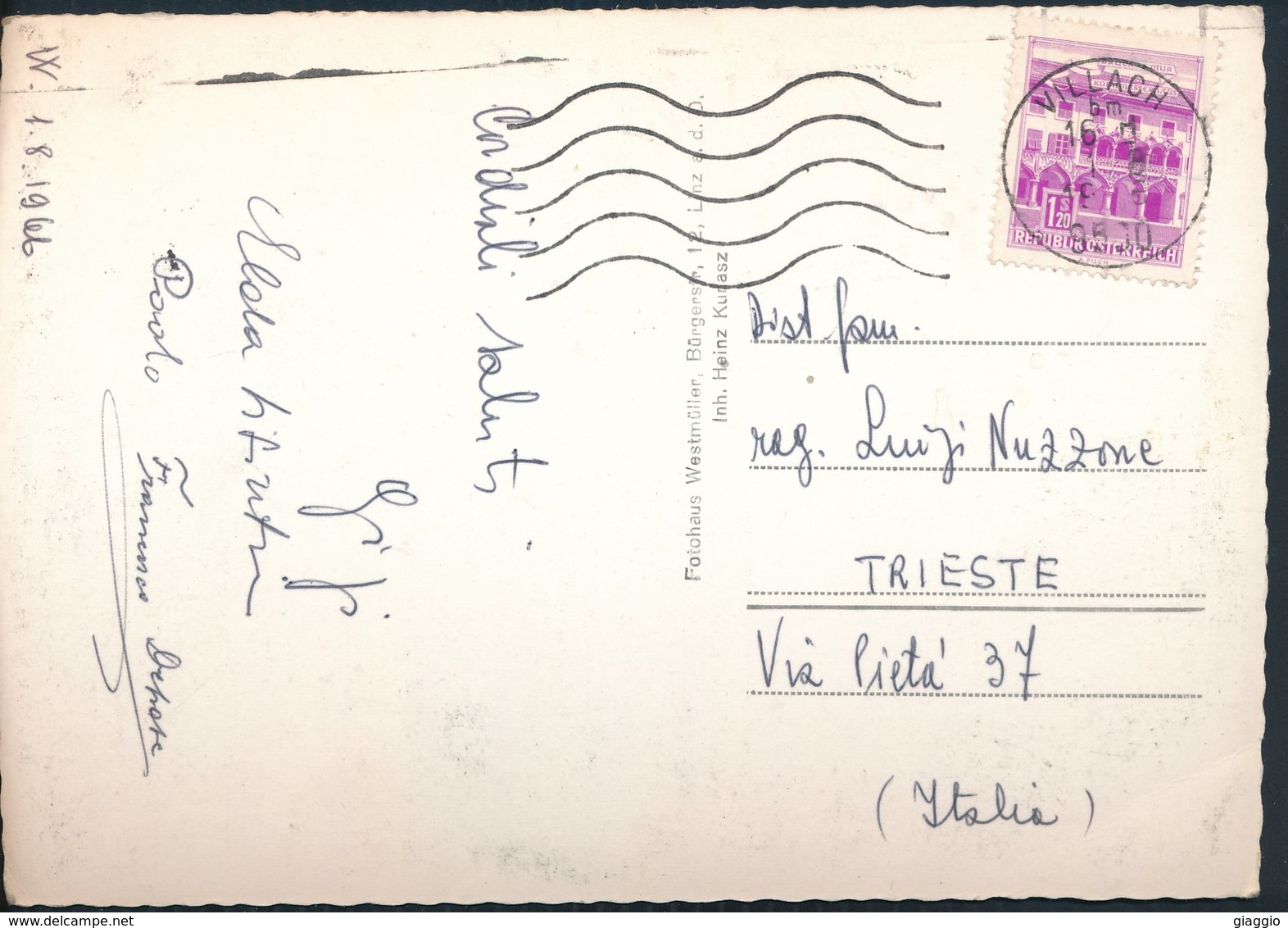 °°° 14712 - AUSTRIA - FELDKIRCHEN IN KARNTEN - 1966 With Stamps °°° - Feldkirchen In Kärnten