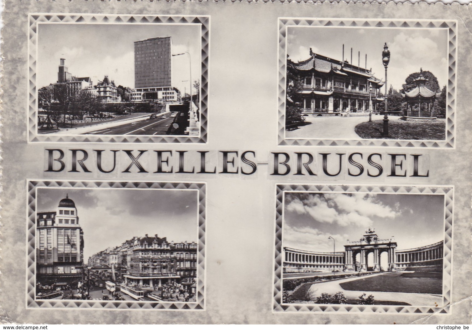 Brussel, Bruxelles 4 Zichten, 4 Views (pk65631) - Viste Panoramiche, Panorama