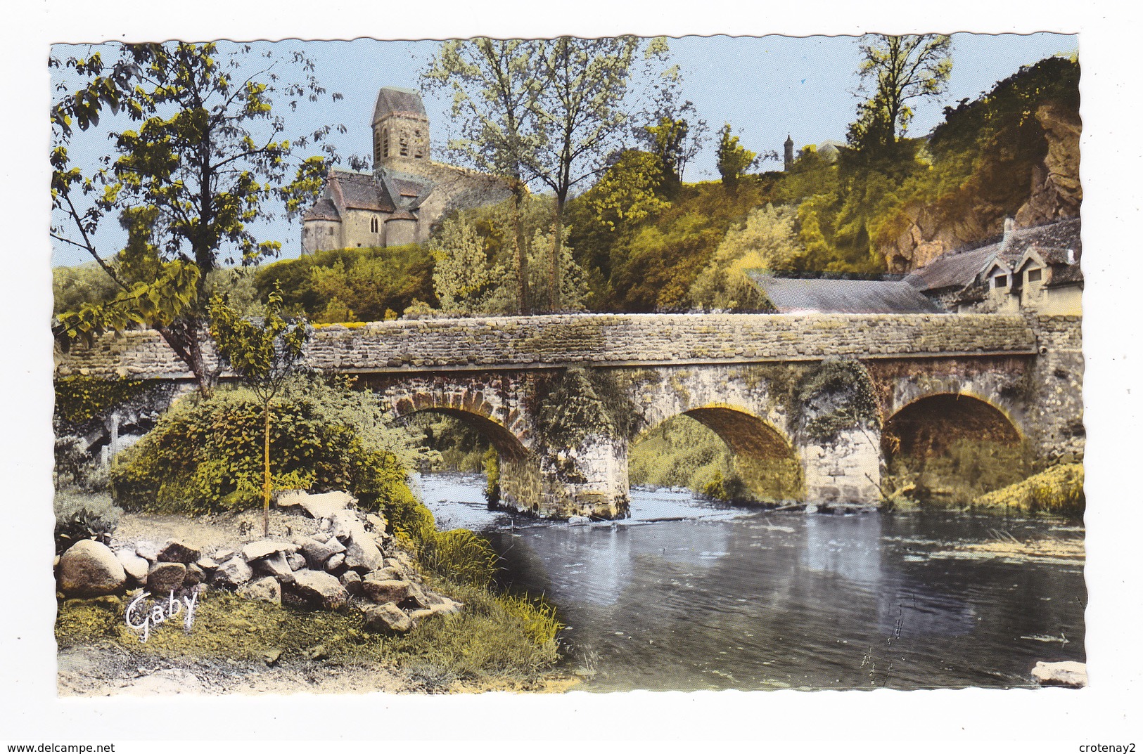 72 Saint St CENERI LE GEREI Vers Alençon L'Eglise Et Le Pont VOIR DOS - Alencon