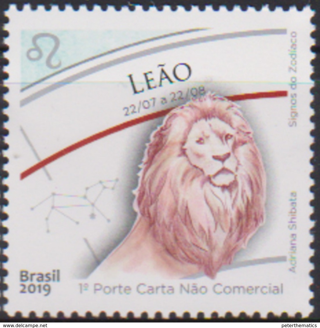 BRAZIL, 2019,  MNH,ZODIAC SIGNS, LEO,LIONS,1v - Astrology