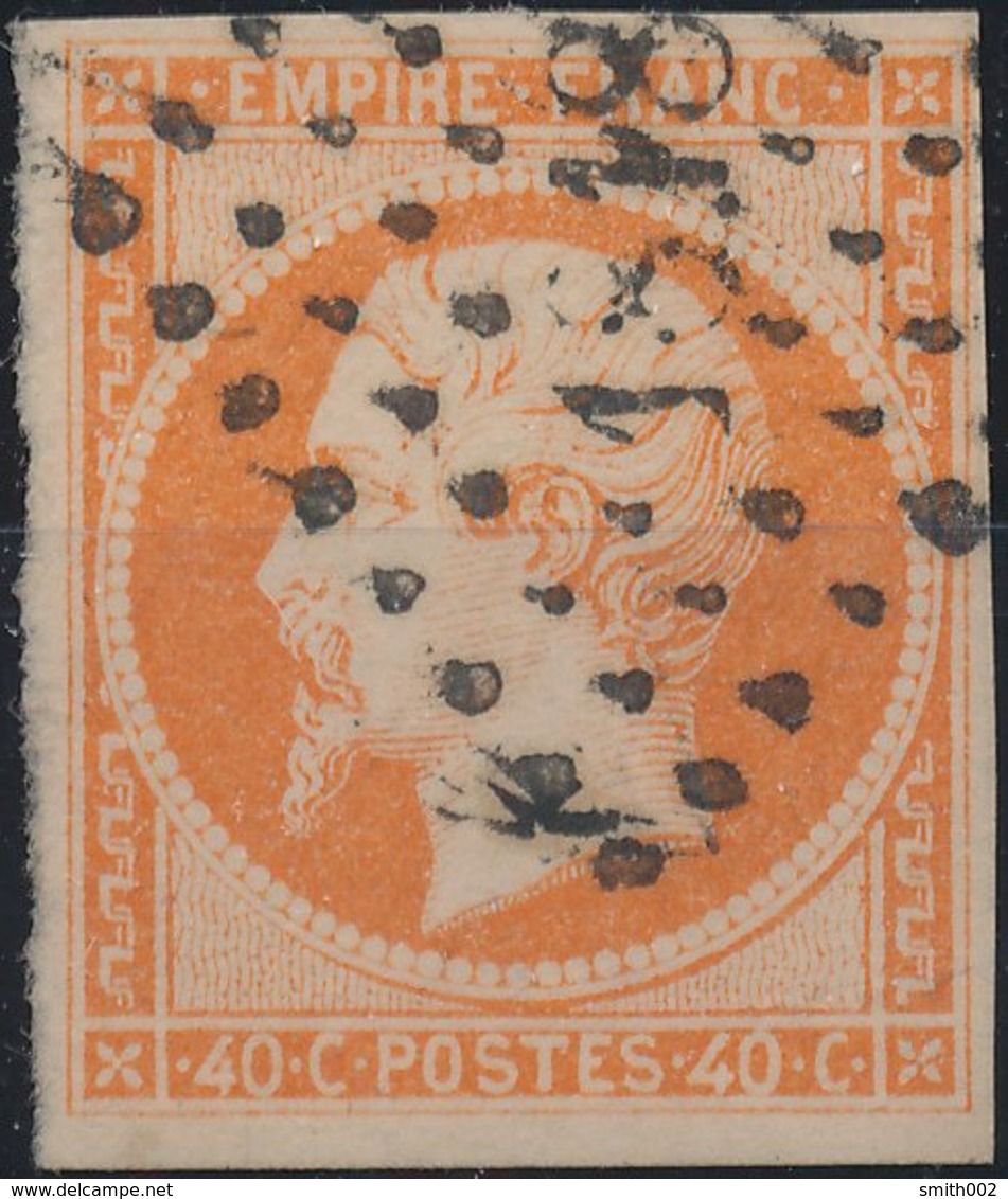 FRANCE - 1853, Mi 15, Yt 16 - 40 C, Oblitére - 1853-1860 Napoleon III